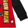 Marvel Spider-Man Captain America Hulk Black Panther Miles Morales Venom Iron Man Half Zip Hoodie Toddler to Little Kid - 4 of 4