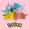 Girl's Pokemon Pikachu and Eeveelutions Logo T-Shirt - 2 of 4
