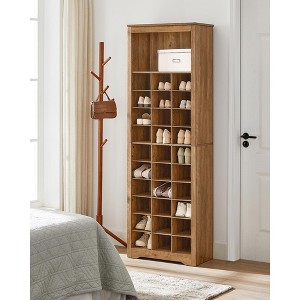 10-Tier Shoe Storage Cabinet, Holds 30 Pairs, Shoe Rack for Entryway & Bedroom - 1 of 4