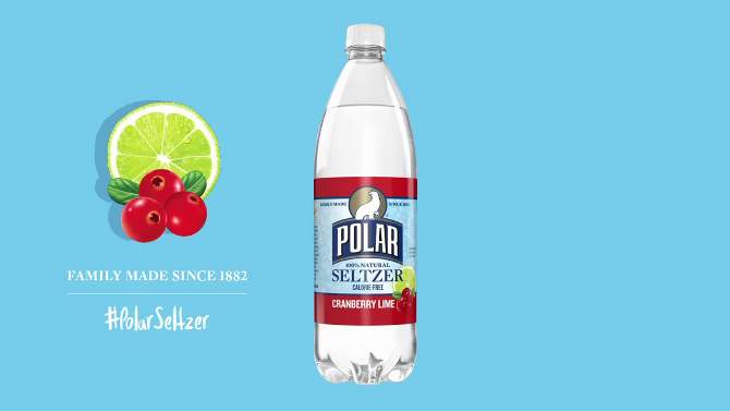 Polar Black Cherry Seltzer - 1L (33.8 fl oz) Bottle, 2 of 6, play video