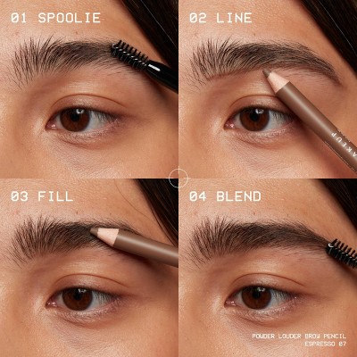 NYX Professional Makeup Powder Louder Brow Pencil - Soft Brown - 0.13oz: Filling, Shaping, Finish