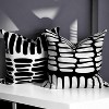 Decorative Modern Throw Pillow Covers 18x18 Set of 2 – Black and White Throw Pillows for Couch - 4 of 4
