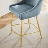 Modway Discern Performance Velvet Counter Stool - 4 of 4