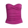 Lands' End Women's Bandeau Tankini Swimsuit Top - 3 of 4