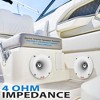 Pyle 1" 120W Marine PEI Dome Tweeters with Horn Diffuser - White, PLMRTW25W - 4 of 4