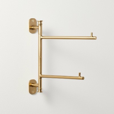 Antique Brass Towel Bars, Racks, and Stands You'll Love - Wayfair