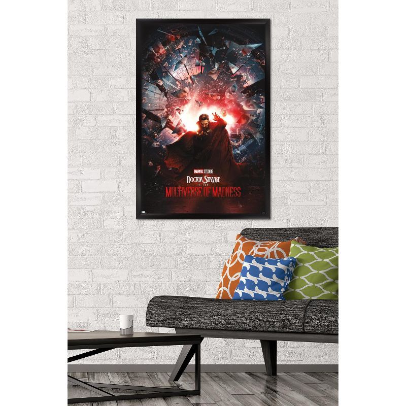 Trends International Marvel Doctor Strange in the Multiverse of Madness - Official One Sheet Framed Wall Poster Prints, 2 of 7