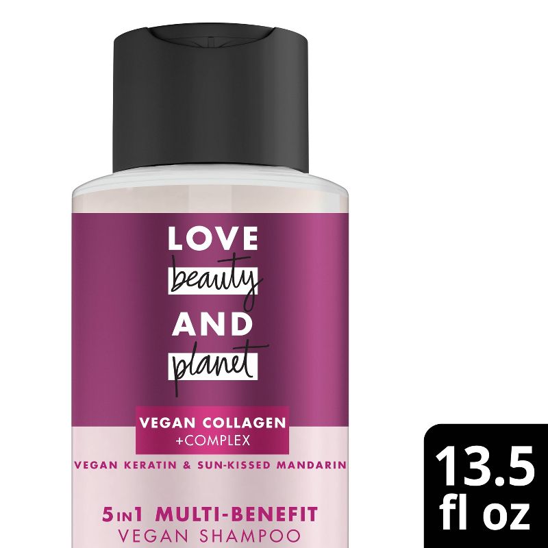 Love Beauty and Planet Vegan Keratin & Sun-Kissed Mandarin Sulfate-Free Shampoo, 1 of 11