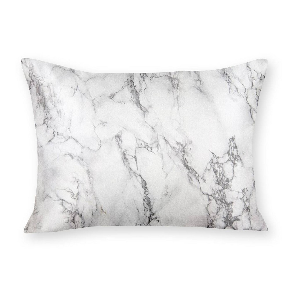 Photos - Pillowcase Morning Glamour Standard Satin Printed  Set Marble