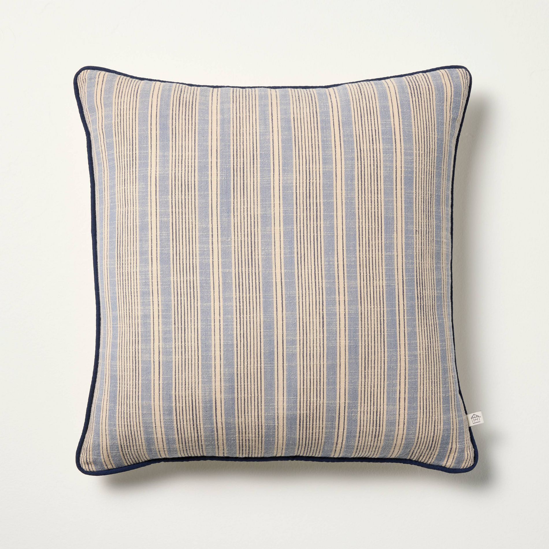 18"x18" Square Striped Throw Pillow - Hearth & Hand™ with Magnolia