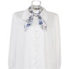 Allegra K Women's Chiffon Floral Print Square Scarves Kerchief Neck Scarf Neckerchief - 2 of 4