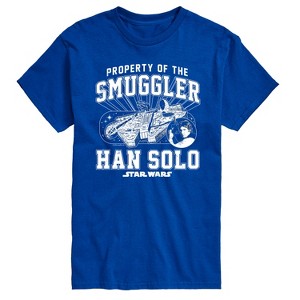 Men's - Star Wars - Property Of The Smuggler Han Solo Short Sleeve Graphic T-Shirt - 1 of 4