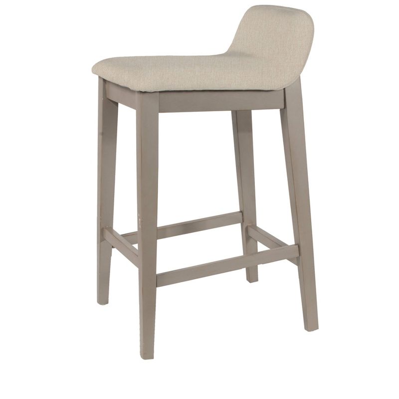 26.25&#34; Maydena Non Swivel Counter Height Barstool Beige - Hillsdale Furniture, 3 of 14