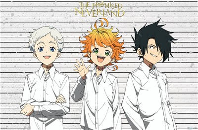 Trends International The Promised Neverland - Mug Shots Framed Wall ...