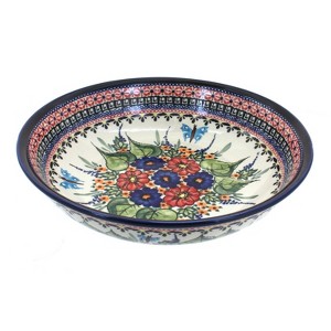 Blue Rose Polish Pottery 1013 Zaklady Large Salad Bowl - 1 of 1