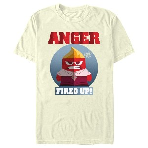 Men's Inside Out Anger Fired Up T-Shirt - 1 of 4