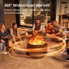 East Oak 29" Smokeless Round Outdoor Fire Pit Black: Rust-Resistant, Heat-Resistant, Easy Ash Removal - 4 of 4