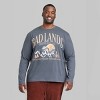 Men's Regular Fit Crewneck Long Sleeve T-Shirt - Original Use™ - 2 of 3