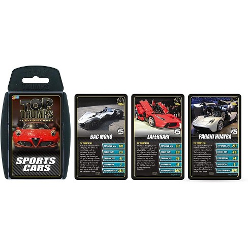 Top Trumps Sports Cars Card Game 