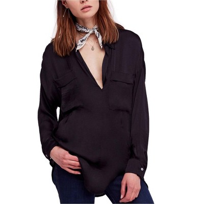 Free People Womens Starry Dreams Knit Blouse