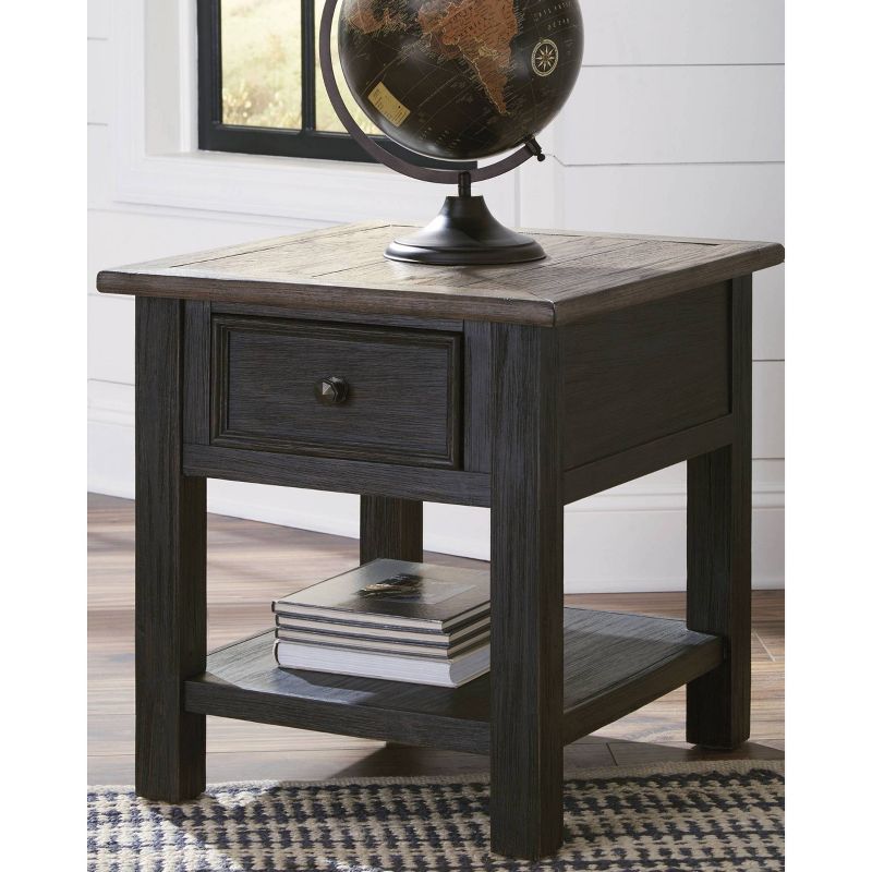 Tyler Creek End Table Grayish Brown/Black - Signature Design by Ashley, 2 of 12