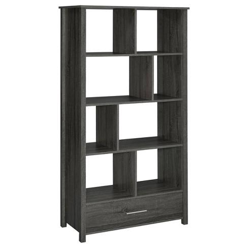 Dylan 8 Shelf Bookcase With Storage Drawer - Coaster : Target