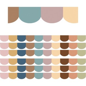 Teacher Created Resources® Everyone is Welcome Scalloped Die-Cut Border Trim, 35 Feet Per Pack, 6 Packs - 1 of 4