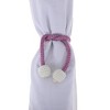 Unique Bargains Buckle Faux Pearl Curtain Tie Polyester ABS 2 Pcs - 4 of 4