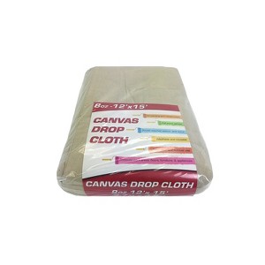 Monarch Brands Drop Cloths Canvas Floor Protectant 8 oz 12' x 15' (DROP-12X15-8) - 1 of 1