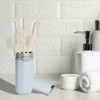 Unique Bargains Travel Outdoor Plastic Portable Toothbrush Holder 8 x 2.2 x 1.2 Inch 4 Pcs - 3 of 4