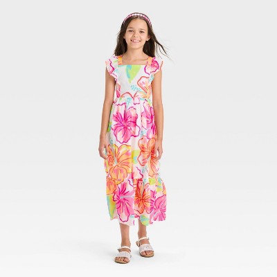 Girls' Sleeveless Knit Midi Dress - Cat & Jack™