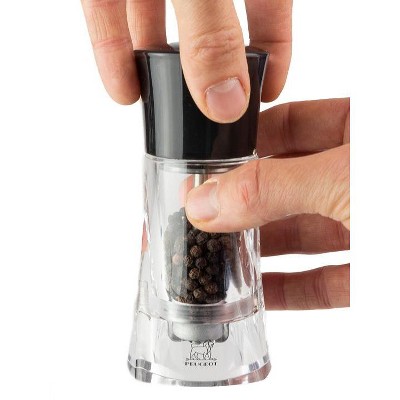 Peugeot Molene Black Acrylic Pepper Mill, 5.5-Inch