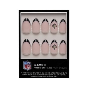 Glamnetic x Fanatics New Orleans Saints Press-On Nails - 30ct - Ulta Beauty - 1 of 4