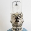 Aladdin Georgia Blue Genie II Oil Lamp for Shelf or Table, Indoor Emergency Lighting, Limited Edition in Blue Glass with Chrome or Brass Finish - 3 of 3
