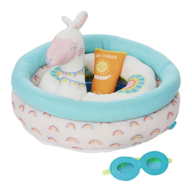 Manhattan Toy Stella Collection Pool Party 4 Piece Baby Doll Pool Playset for 12" and 15" Stella Dolls, 2 of 18