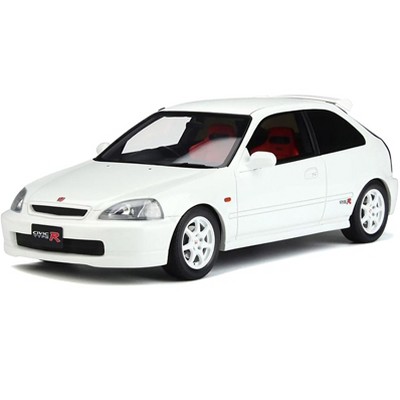 1997 Honda Civic EK9 Type R RHD Championship White Limited Edition to 3000 pieces Worldwide 1/18 Model Car by Otto Mobile