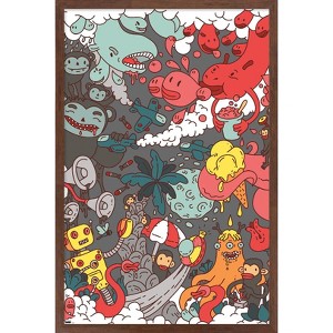 Trends International Party Pooper Framed Wall Poster Prints - 1 of 4