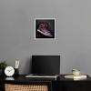 Notoriart Black and Red Hanging Sneaker Wall Art Framed - 2 of 4