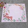NoJo Woodland Animals Super Soft Photo Op Milestone Baby Blanket - Pink - 2 of 4