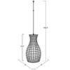 Mark & Day Whiteside 16"H x 9"W x 9"D Global Bronze Ceiling Lights - 3 of 3