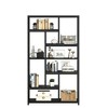 MAYEERTY 79" Tall Bookshelf, 7-Tier 10 Open Display Shelves, Home Office - 3 of 4