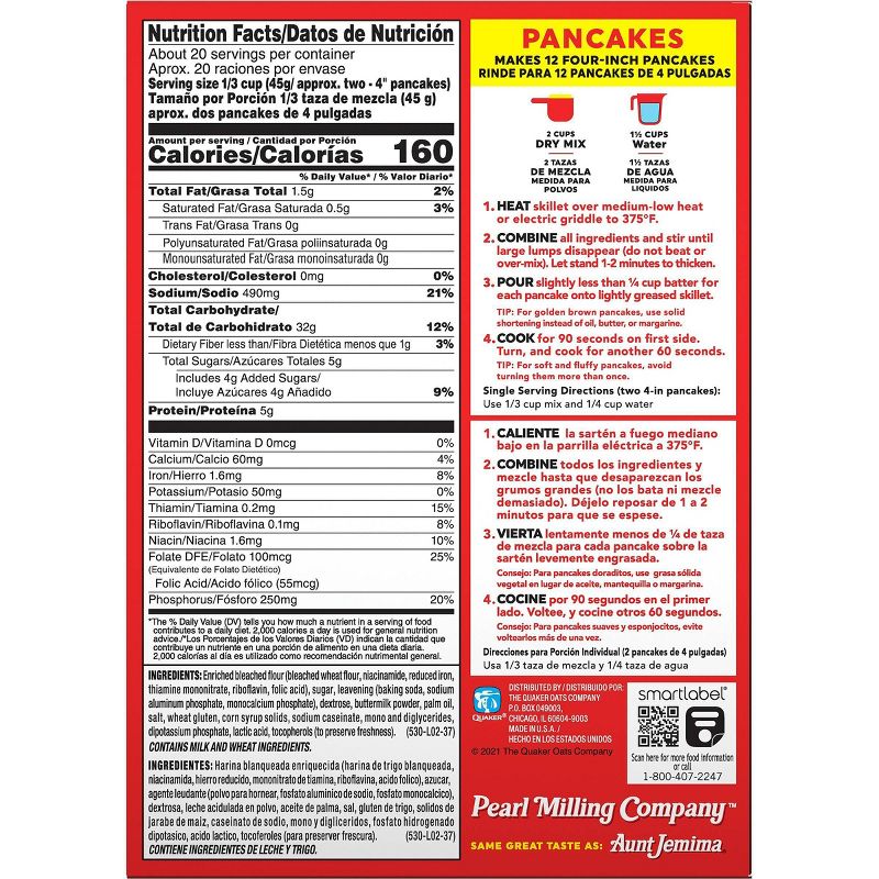 Pearl Milling Company Buttermilk Complete Pancake &#38; Waffle Mix - 2lb, 4 of 7