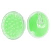 Unique Bargains Hair Shampoo Brush 3.46"x3.03"x2.76" 1 Pc Clear Green - 3 of 4