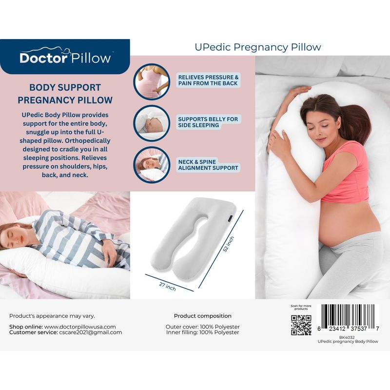 Upedic Pregnancy Pillow Cases set of 2, 3 of 5