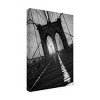 Trademark Fine Art-Moises Levy 'Brooklyn Bridge Study I' Matted Framed Art - 4 of 4