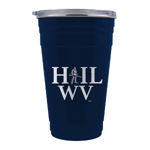 NCAA West Virginia Mountaineers 22oz Rally Cry Tailgater Tumbler - 1 of 2