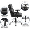 Emma and Oliver 400 lb. Big & Tall Mid-Back Swivel Clean Line Stitch Ergonomic Task Office Chair - 3 of 4