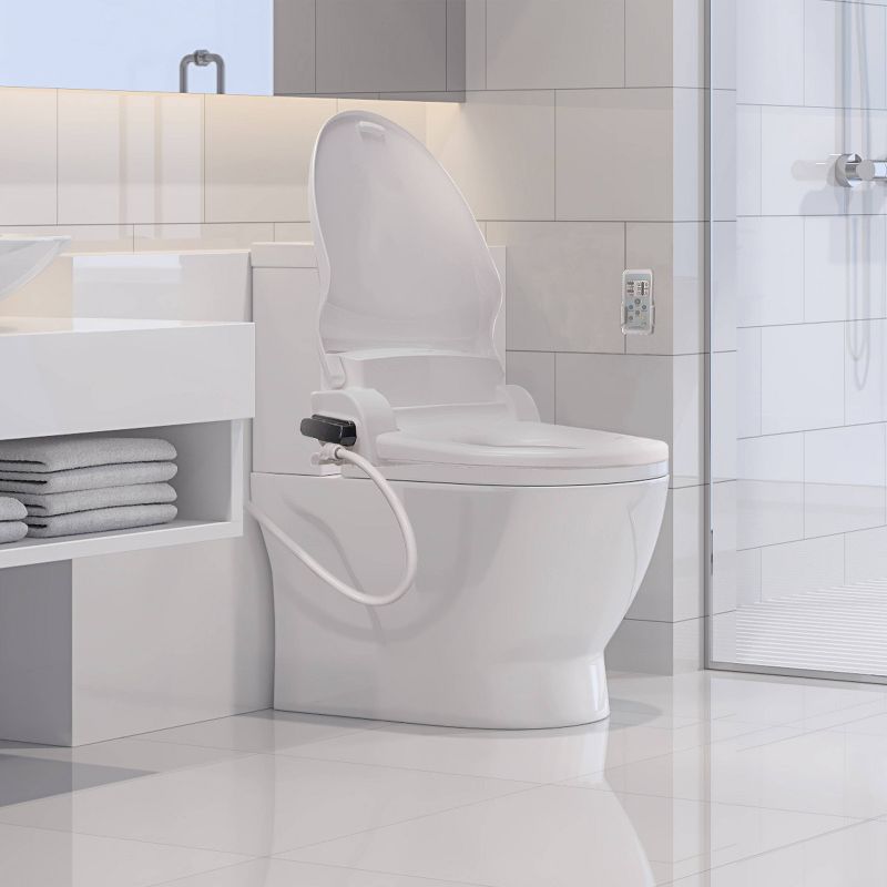 SB-1000WR Electric Bidet Toilet Seat for Round Toilets White - SmartBidet, 4 of 10