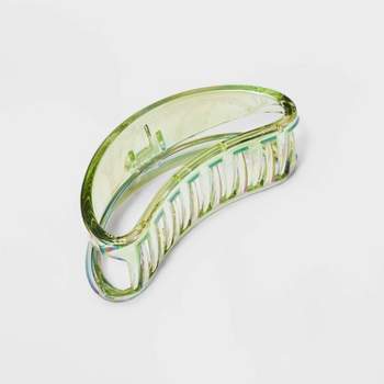 Jumbo Iridescent Claw Hair Clip - Wild Fable™ Green