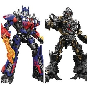 Optimus Prime EX and Megatron Frozen Armor Set of 2 Classic Class Model Kits | Transformers (2007) | Blokees Action figures - 1 of 4